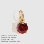 Women's Zircon Pendant Necklace - Stainless Steel | Elegant Timeless Style