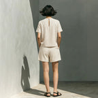 Linen Two-Piece Set – Relaxed Top & Cropped Pants