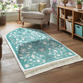 Thick Sponge Knee Pad with Slow Rebound, Prayer Mat with Tassels and Arch Design, Thickened Floor Mat for Worship