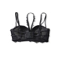 Bra with chest cushion lace neck strap suspender bra underwear
