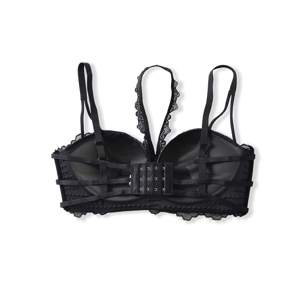 Bra with chest cushion lace neck strap suspender bra underwear