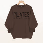 Printed round neck fleece hoodie
