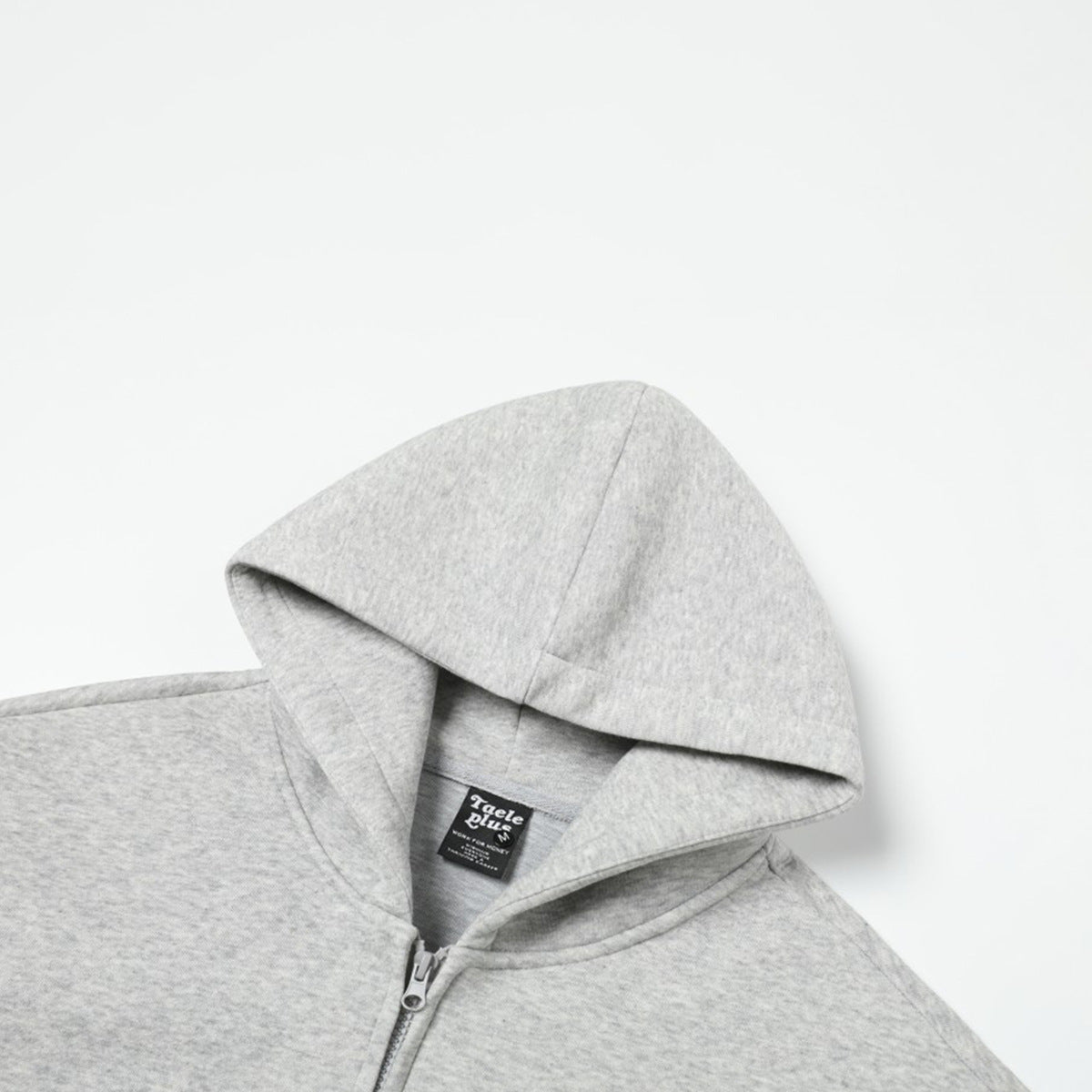 Splicing zipper hoodie for men