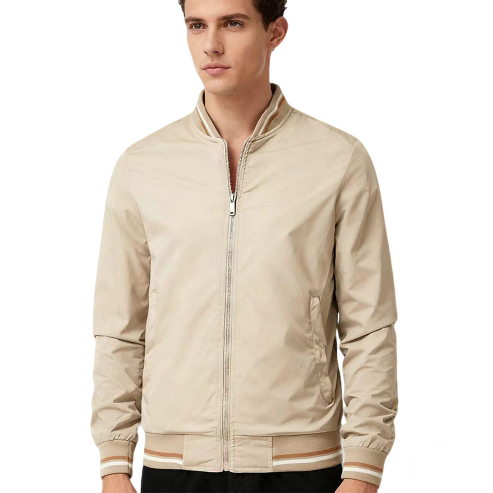 Baseball Collar Jacket Men