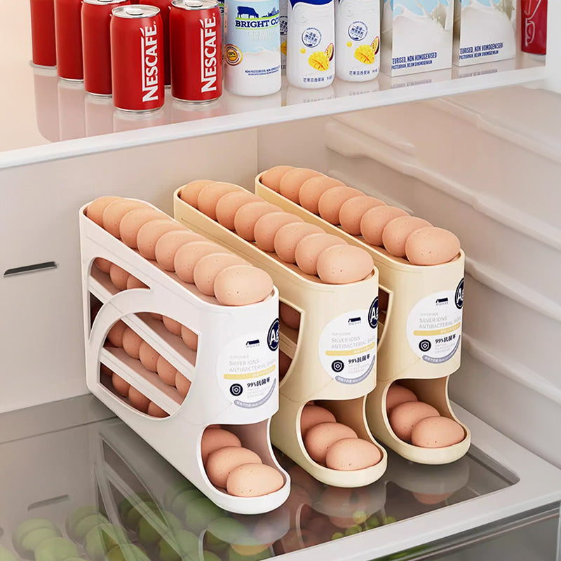 Slide-Roll Egg Box (Fridge Side Door Special Fresh-Keeping)