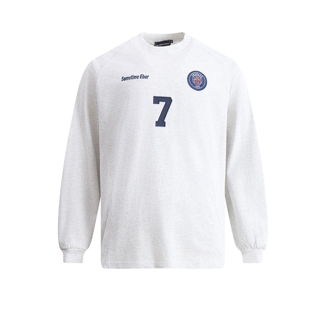 Embroidered hooded sweatshirt for men
