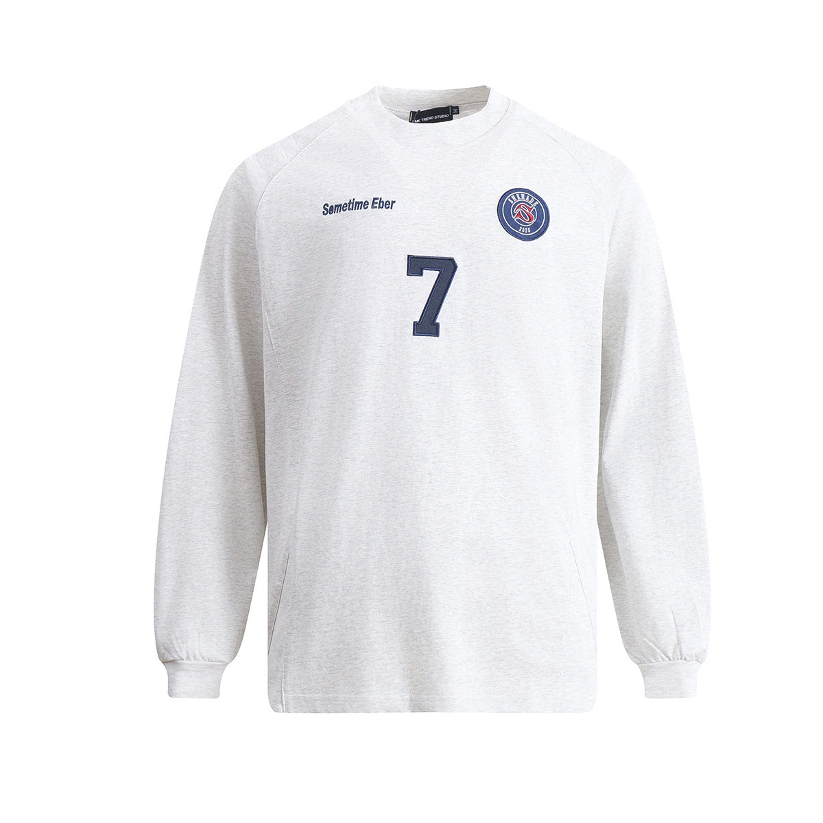 Embroidered hooded sweatshirt for men