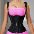 Steel-Boned Waist Training Vest — Double Layer Latex Shaper