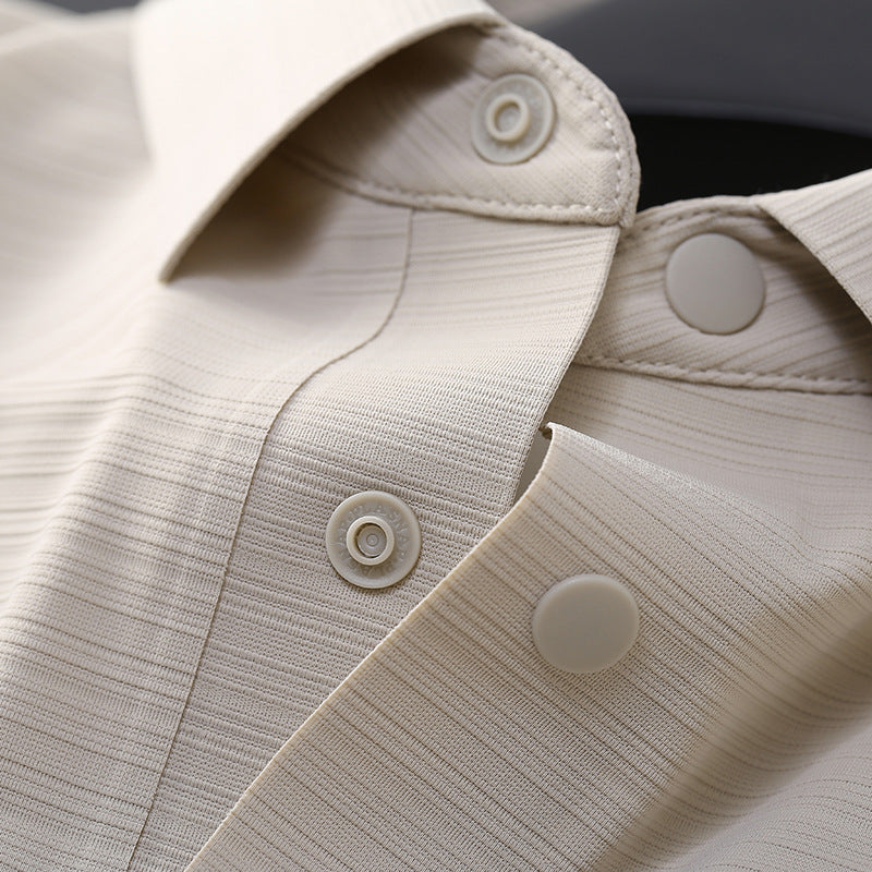 Men's Short Sleeve Polo - Classic Fit - Apricot