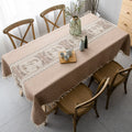 Linen Ethnic Style Linen Washable Tablecloth Pastoral Style Tablecloth Rectangular Table Flag Table Mat Tea Table Tablecloth