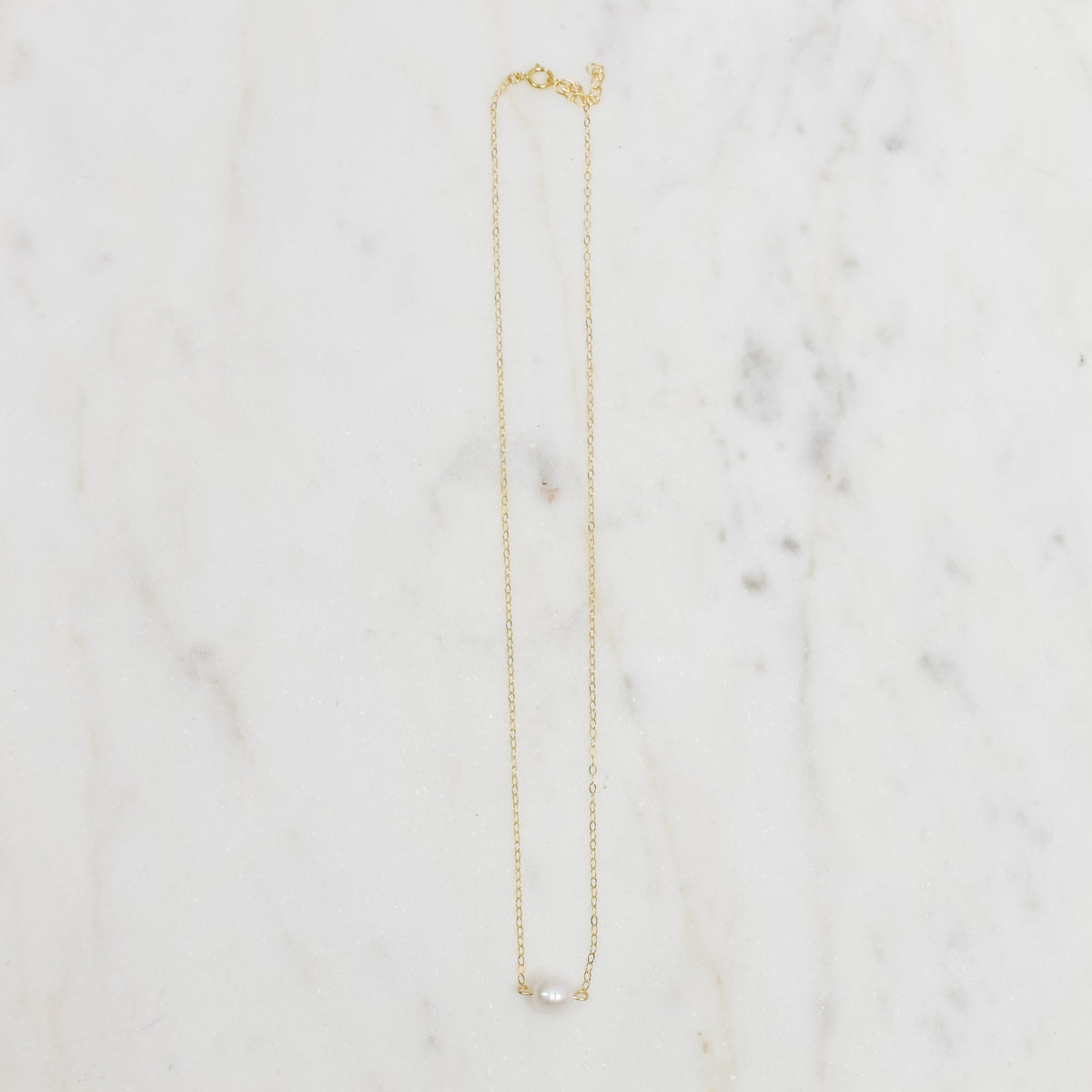 Simple Pearl Necklace