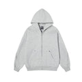 Splicing zipper hoodie for men