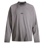 Splicing fringed hoodie for men
