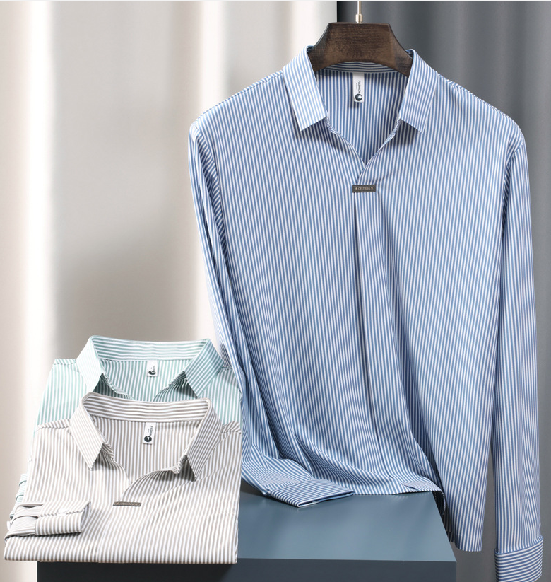 Long Sleeve Polo Shirt for Men