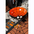 40inch  Round 1Pcs Halloween Lace Tablecloth Black Spider Web Lace Mantle for Halloween Party Decoraiton Background Decoration