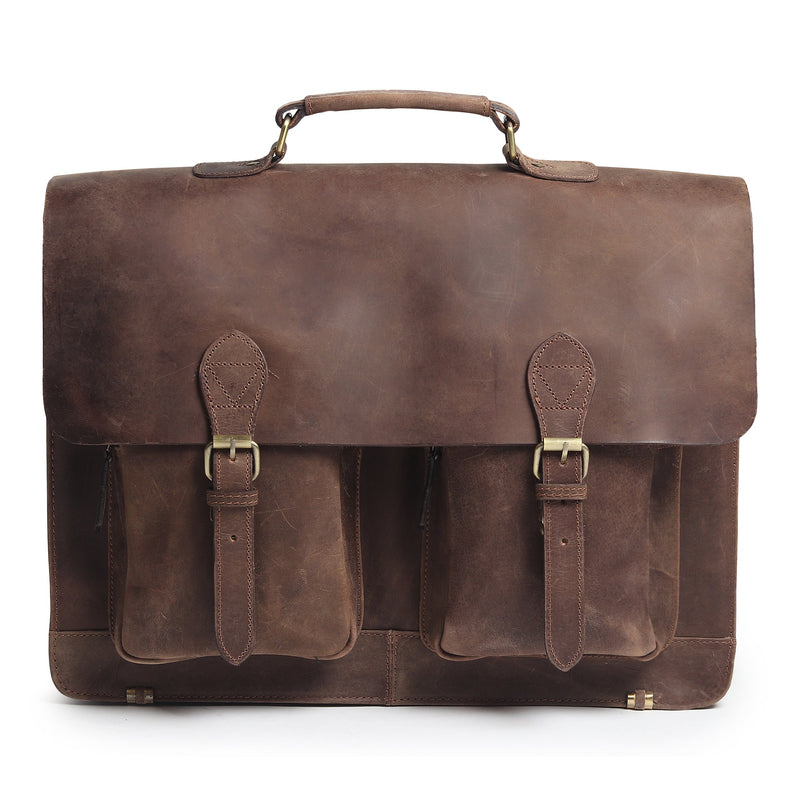 Buffalo Leather Messenger Bag