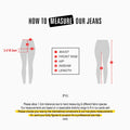 Women's High Waist White Basic Fashion Stretch Skinny Jeans