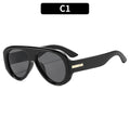 New Stylish Retro Oversized Aviator Sunglasses