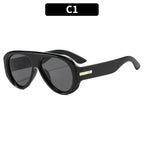 New Stylish Retro Oversized Aviator Sunglasses