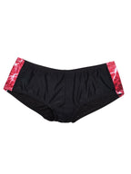 Women's Camo Swim Boyshort - Anemone Marlin Hunting Bikini Bottom - Wilderness Dreams