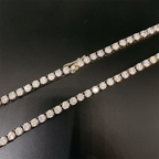 Men's stainless steel necklace - Steel color