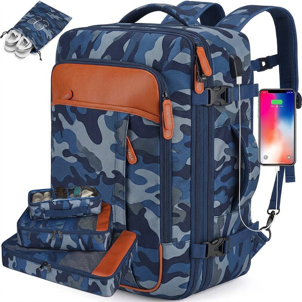 Tactical Molle Assault Rucksack - Camouflage Blue