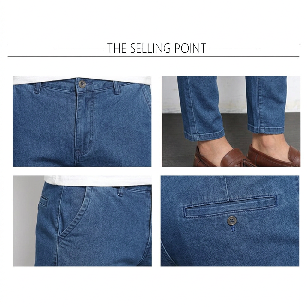 BROWON pants - blue
