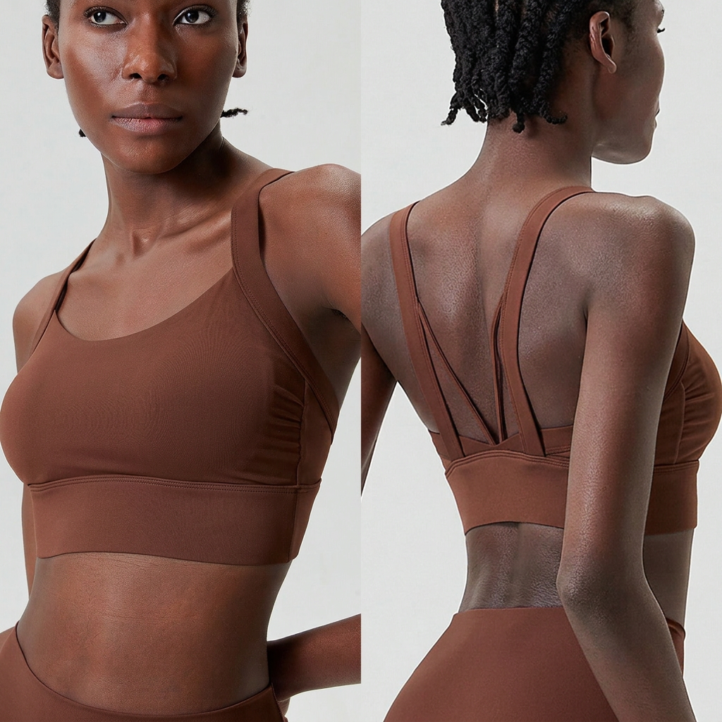 Sports bra - Oxygen powder deep chestnut