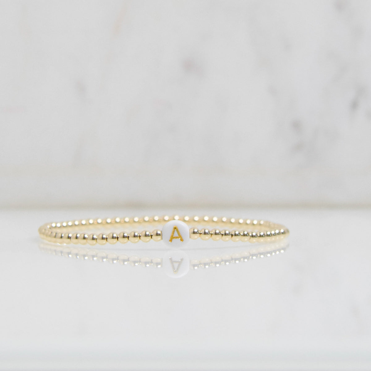 Gold Initial Bracelet
