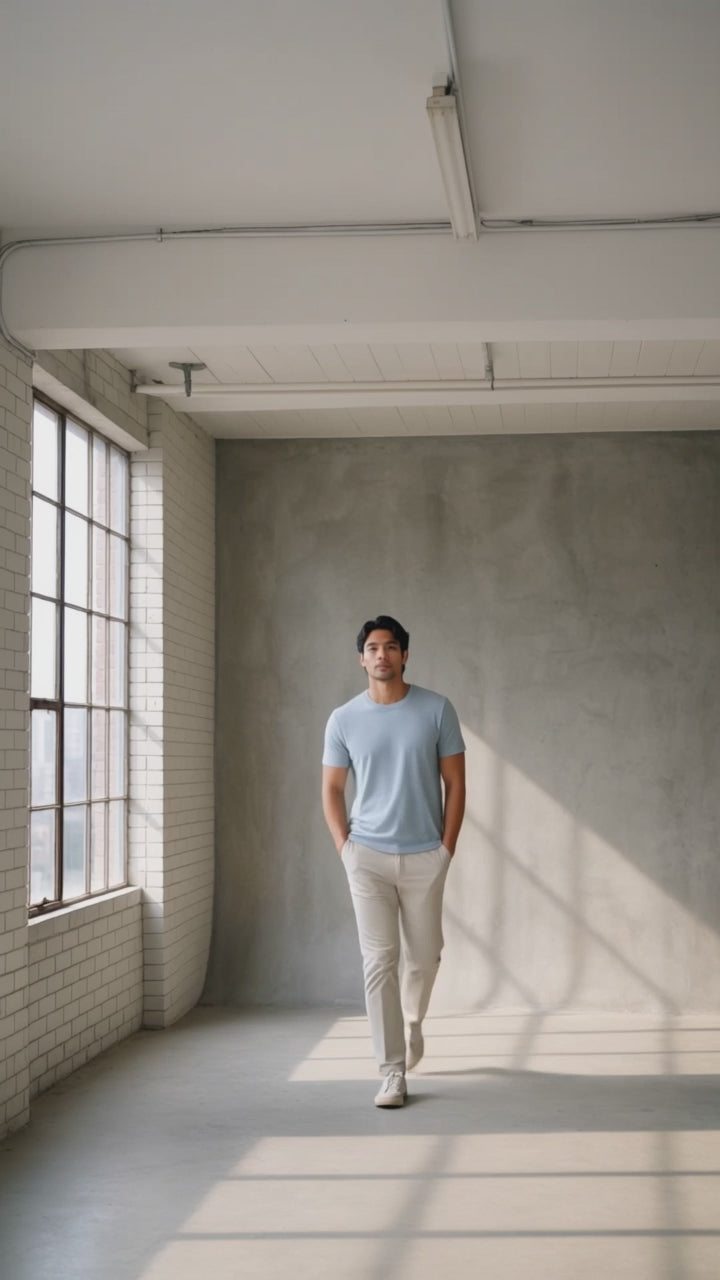 Wrenfield Apparel Co. Round Neck T-Shirt for Men - product ad video