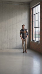 Wrenfield Apparel Co. Plaid Long Sleeved Shirt for Men - product ad video