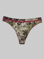 Women's Camo Hunting Thong - King's Camo Scalloped Lace Underwear - Wilderness Dreams